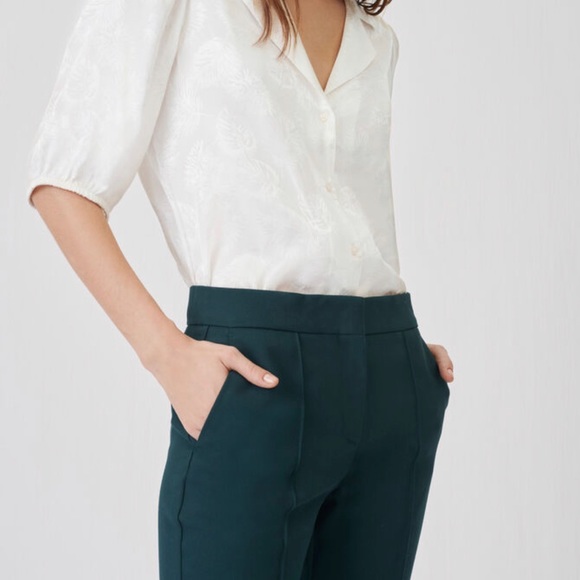 Maje dark green suit pants - Picture 6 of 6